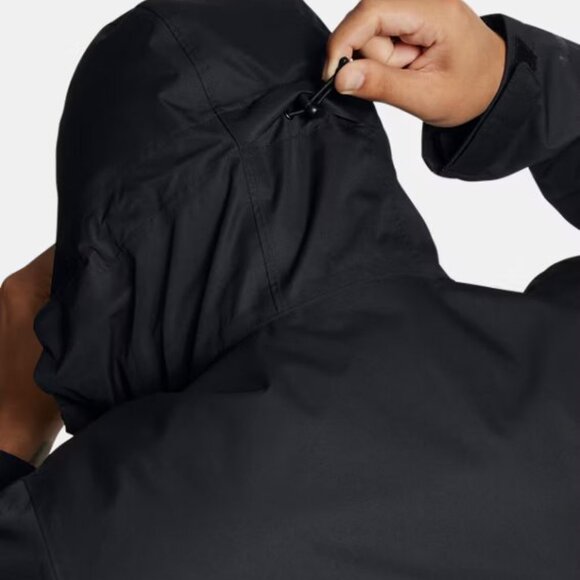 Under Armour Porter 3 in 1 Men's Jacket Super Warm Windproof Black Size XL NEW - Picture 9 of 12